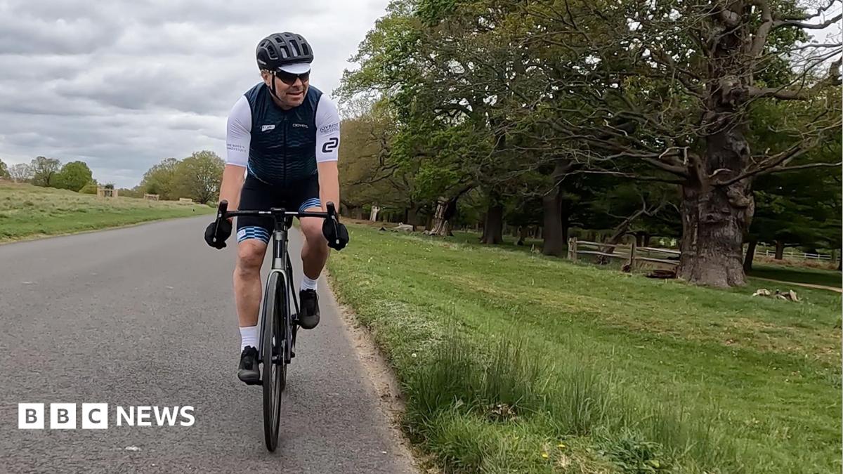 Pete Tong, riding in Richmond Park, says cycling has been the "antidote" to the late nights and constant travelling of life as an international DJ