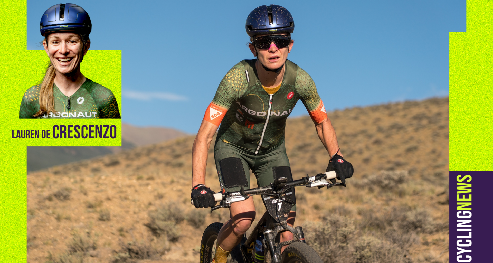 Photo of Lauren De Crescenzo riding the Life Time Grand Prix Leadville 100 MTB 2026