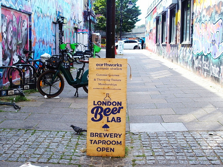 In photos: street art, graffiti, bikes and a closed gay bar - Dorrell Place, Brixton