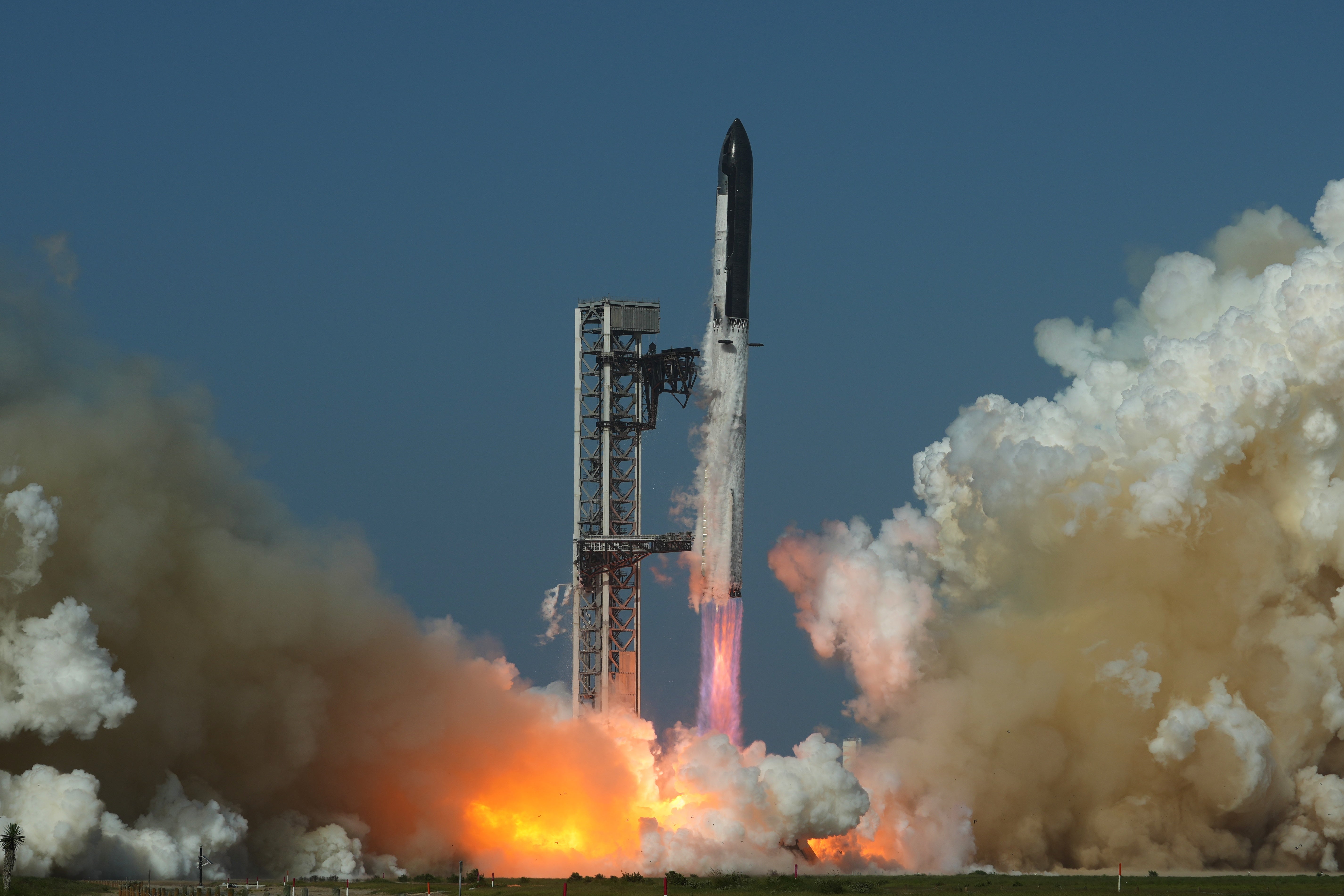 The SpaceX rocket carried two lunar landers and scientific instruments to the Moon in January 2025. It was not intended to crash into the surface.