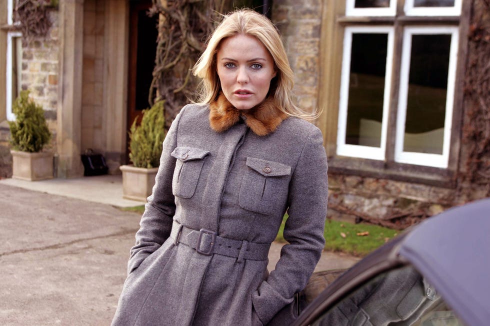 patsy kensit as sadie king, emmerdale