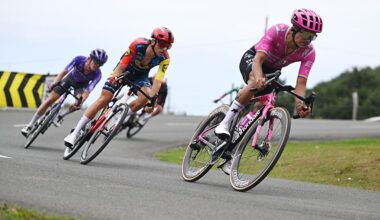 Richard Carapaz (EF Education - EasyPost) during the 2026 Donostia San Sebastian Klasikoa in San Sebastian, Spain. (Photo by Antonio Baixauli/Getty Images)