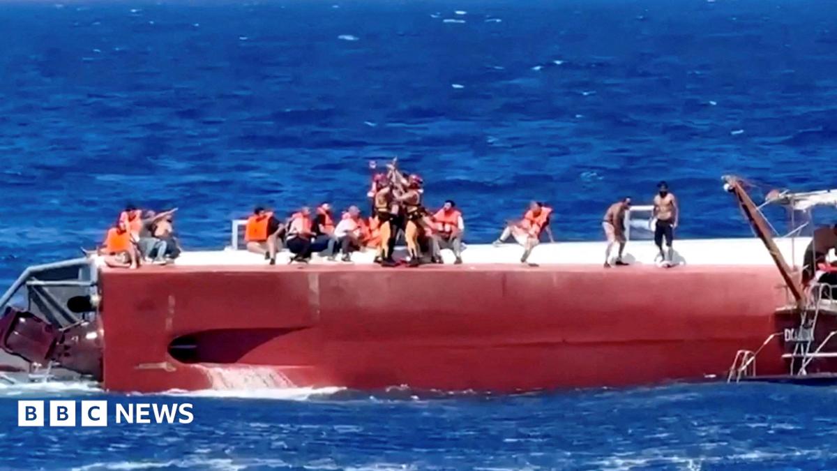 Captain in custody after boat capsizes off northern Cyprus, local leader says, as eight reported dead