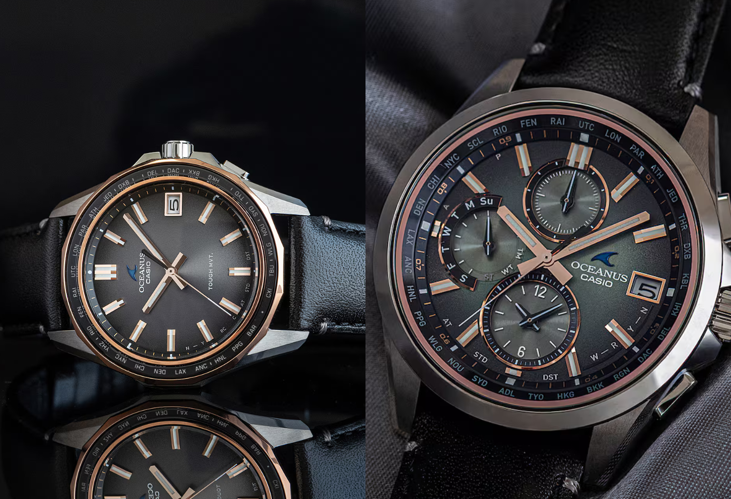 New Casio Oceanus titanium series launches with 2 premium limited-edition watches