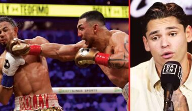 Ryan Garcia disagrees with the Rolly Romero vs Teofimo Lopez result: “His face was clean”