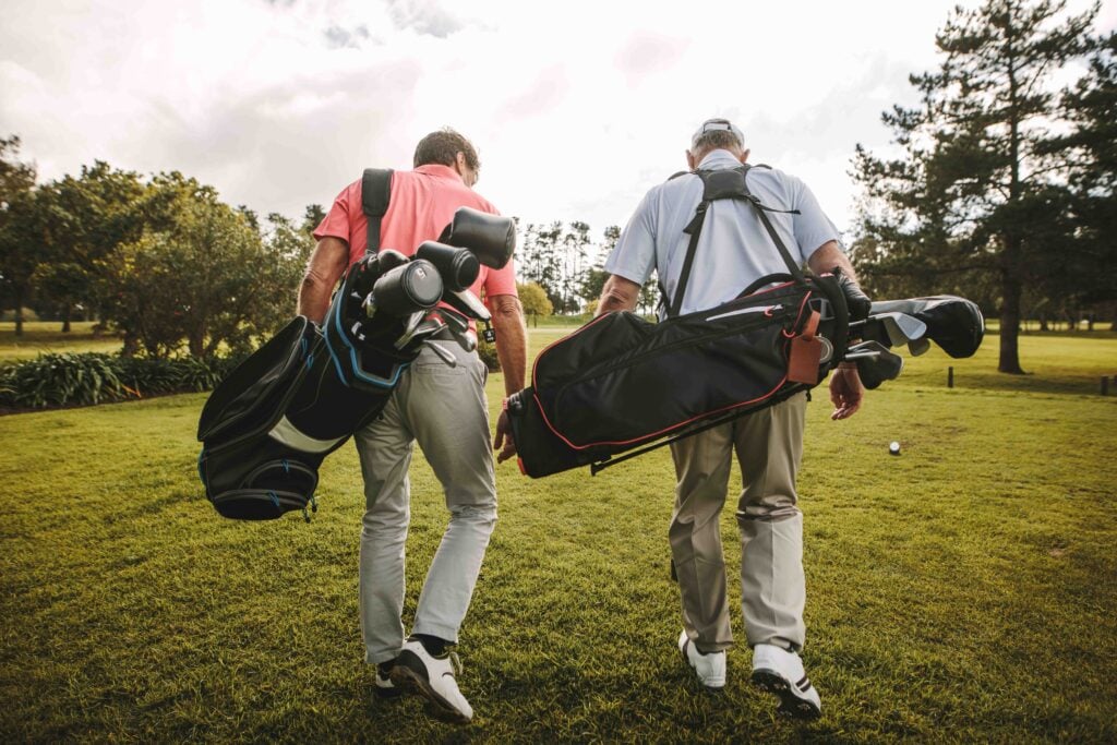 A pair of golfers walking and chatting during their round | Source: Adobe Stock
World Handicap System data 