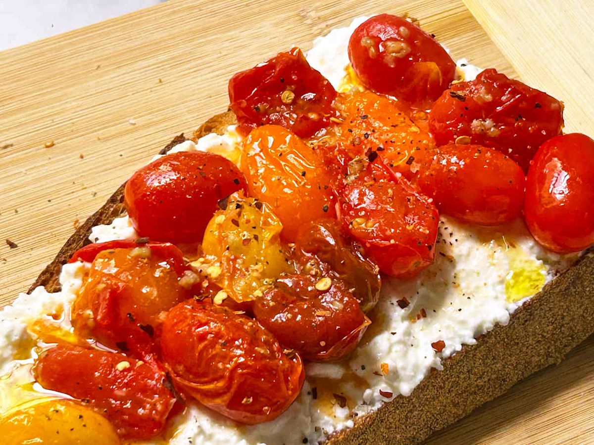The High-Protein Tomato Toast I'm Eating on Repeat for the Rest of Summer