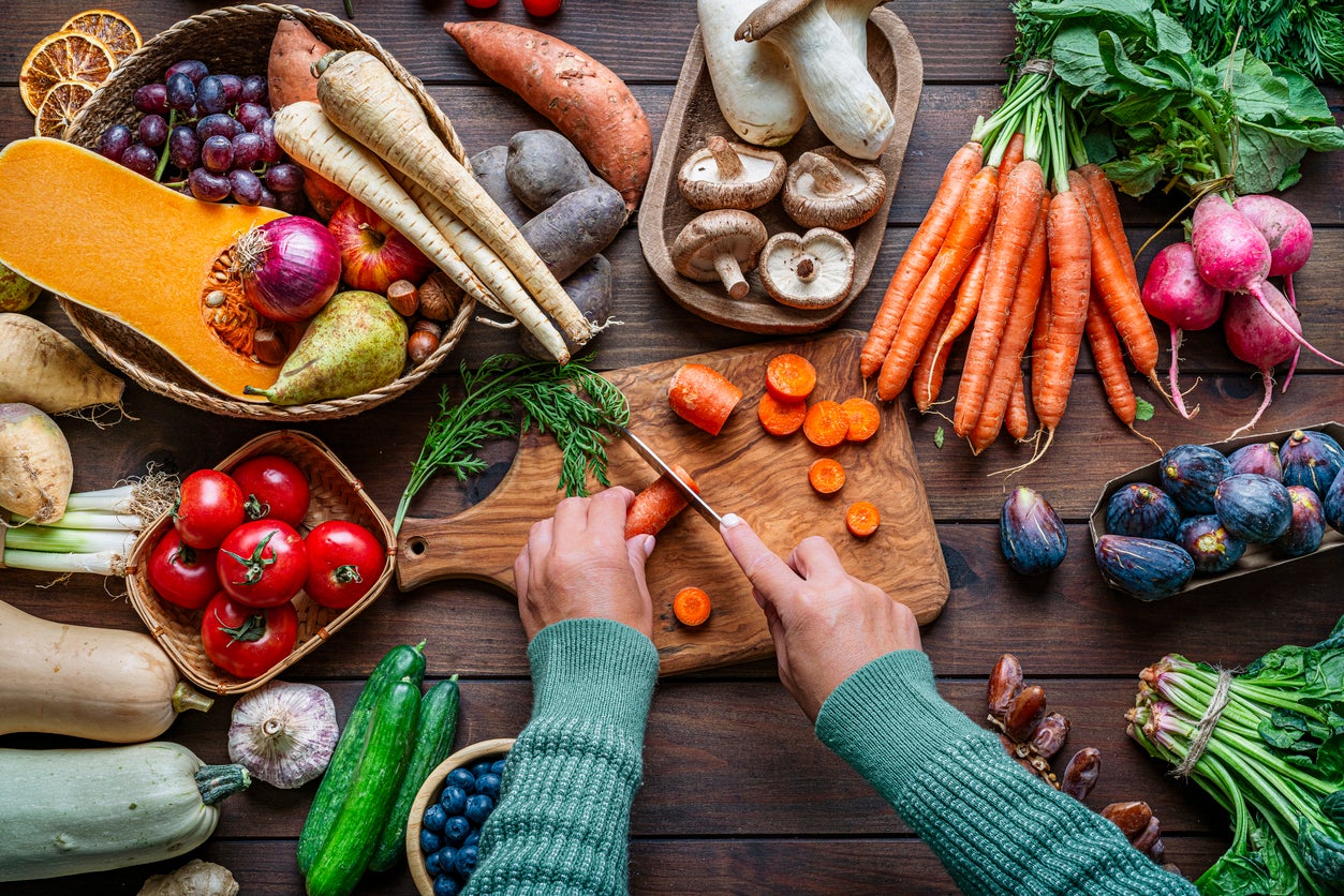 Adding more nutritious foods to your diet, such as fruit, can displace less nutritious items, such as chocolate bars and crisps