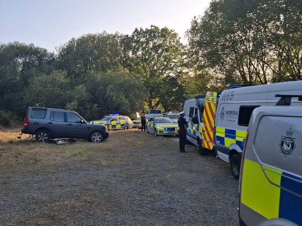 Illegal rave in Little Snoring