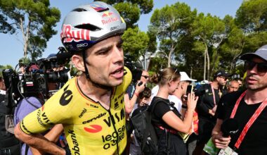 Wout van Aert jokes he's 'not like Tadej Pogacar' after Stage 5 mishap at La Vuelta 2026