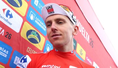 Tadej Pogacar provides 'Stayin Alive' update from hospital bed after being diagnosed with concussion and fractures following Vuelta Stage 8 crash