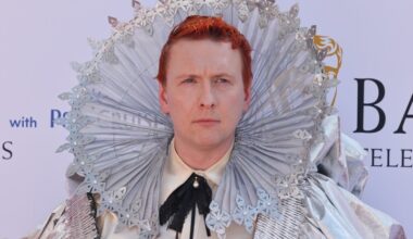 Joe Lycett at the BAFTAs