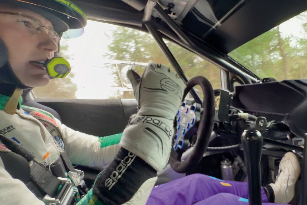 Passenger ride with Armstrong is enough to show the world-class potential of fast and spectacular 
Scottish gravel stages 