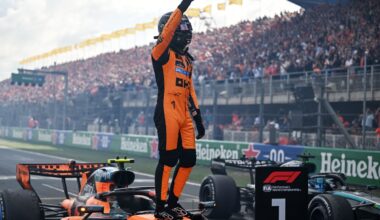 F1 Dutch GP: Norris overhauls Antonelli for victory, Verstappen suffers heavy crash
