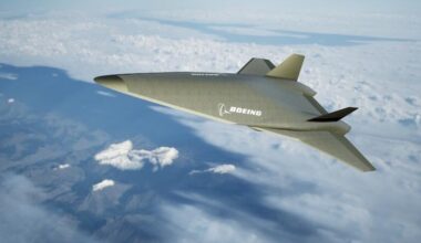 boeing high-supersonic aircraft concept illustration