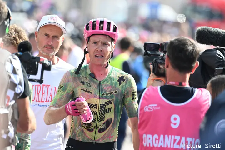 Michael Valgren at the Giro d'Italia