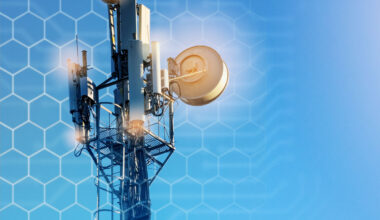 concept of wireless radio Internet. 5G mobile technologies by 123rf