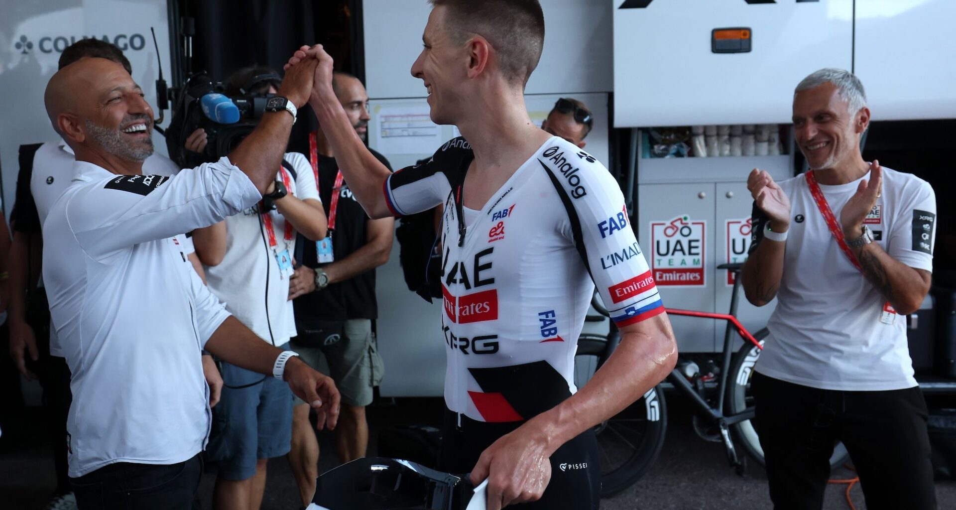 'It's a tiny margin but a win is a win' - Tadej Pogačar celebrates fourth stage win of career and first-ever lead in Vuelta a España