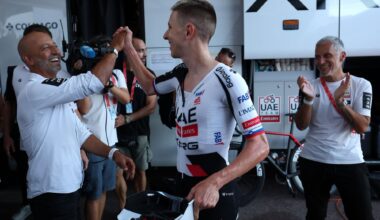 'It's a tiny margin but a win is a win' - Tadej Pogačar celebrates fourth stage win of career and first-ever lead in Vuelta a España