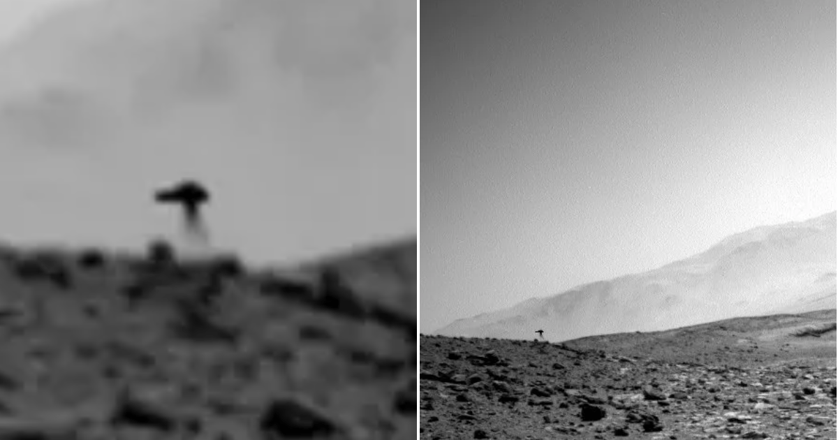 Bizarre 'jellyfish spotted on Mars' in resurfaced Nasa images | News Tech