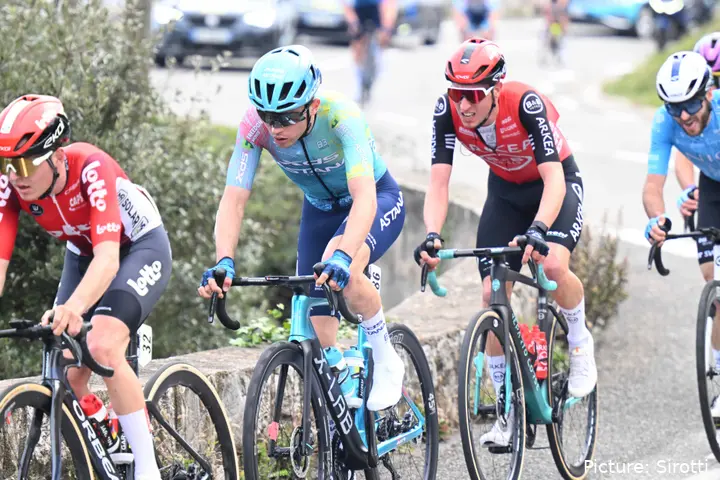 Pierre-Henry Basset riding for XDS Astana Team