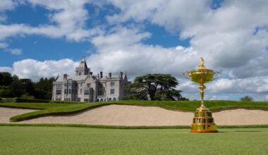 How does the Ryder Cup qualifying process work for the 2027 matches at Adare Manor?