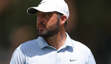Scottie Scheffler is closing in on a record Tiger Woods has held for 26 years.