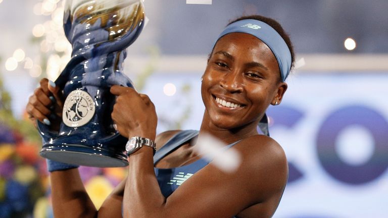 Coco Gauff claimed her second Cincinnati Open title with her victory over Jessica Pegula on Sunday