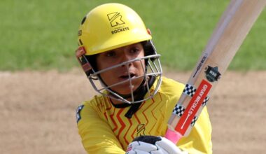 Sophia Dunkley scored an impressive 56 off 33 balls for the Trent Rockets