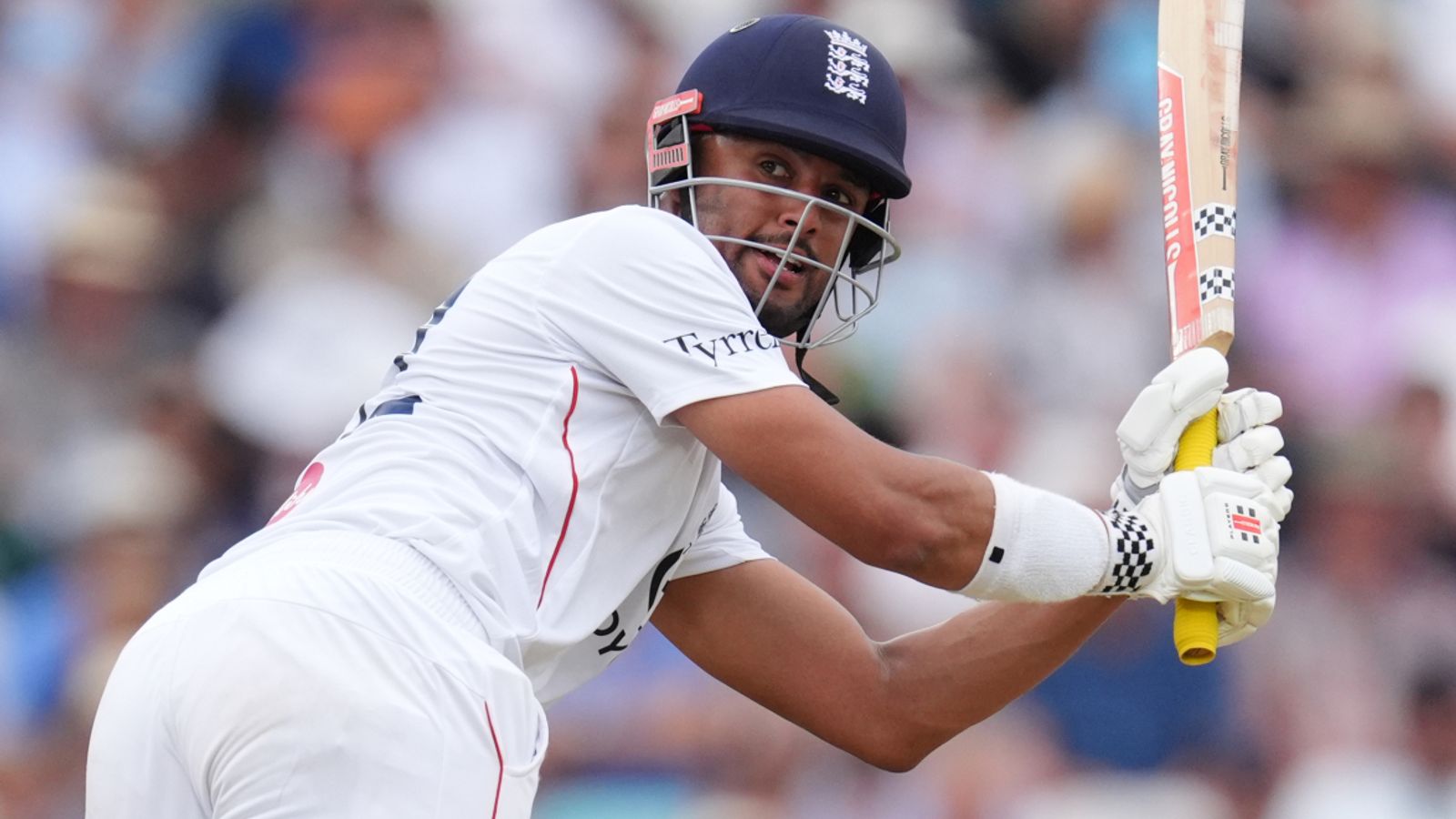 Emilio Gay was twice out for a duck batting for a County Select XI against Pakistan in Beckenham