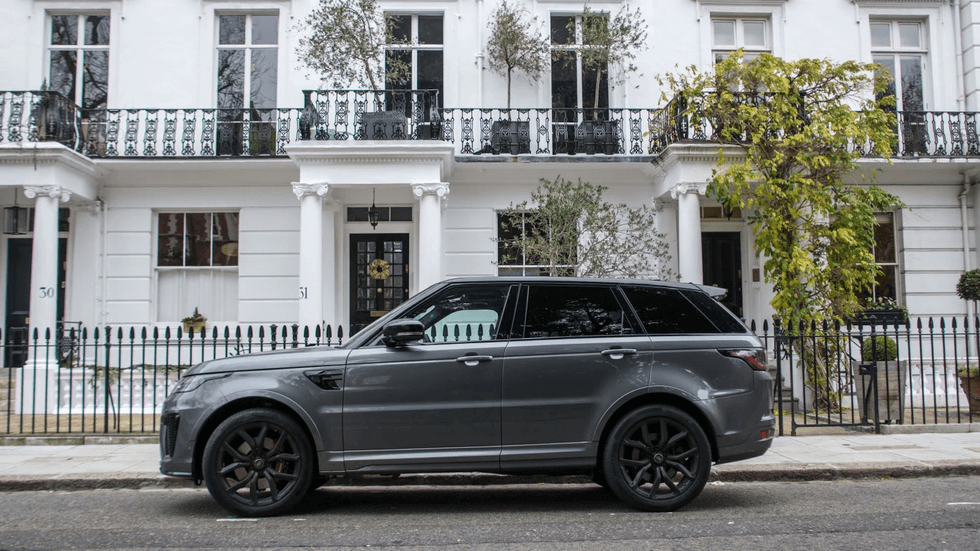 SUV parked