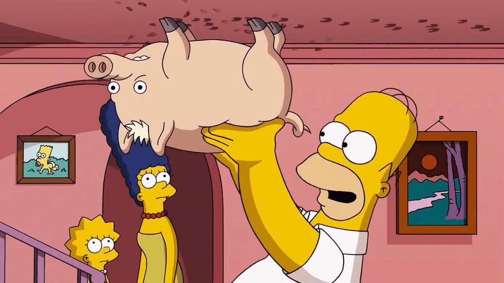 The Simpsons Movie homer simpson spider pig in the simpsons movie