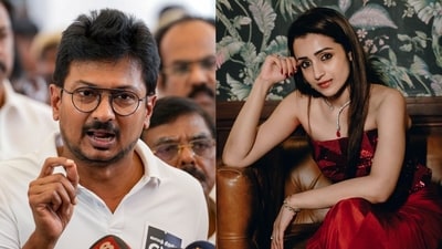 Udhayanidhi Stalin allegedly made the remarks on Trisha Krishnan during an event in Tamil Nadu's Thanjavur. (PTI/)