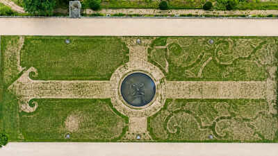UK heatwave exposes 300-year-old hidden gardens  as drought reveals forgotten historic landscapes across Europe