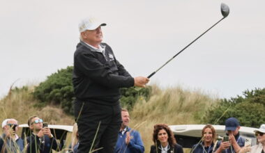 Trump is heading to his golf course in Ireland in September