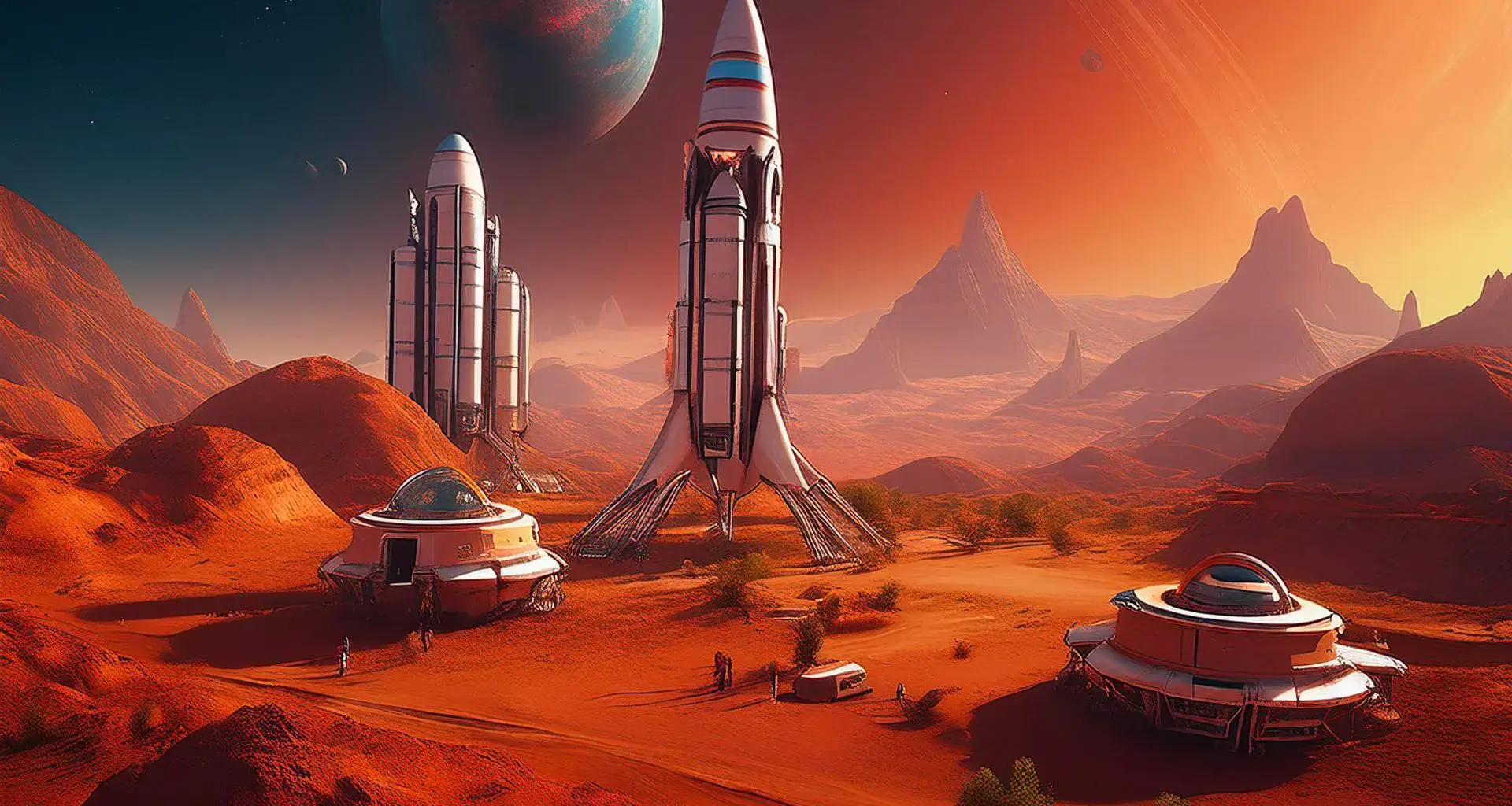 Illustrative image of a mission to Mars.