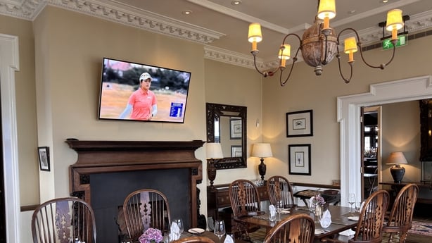 A dining room in Trump International Doonbeg