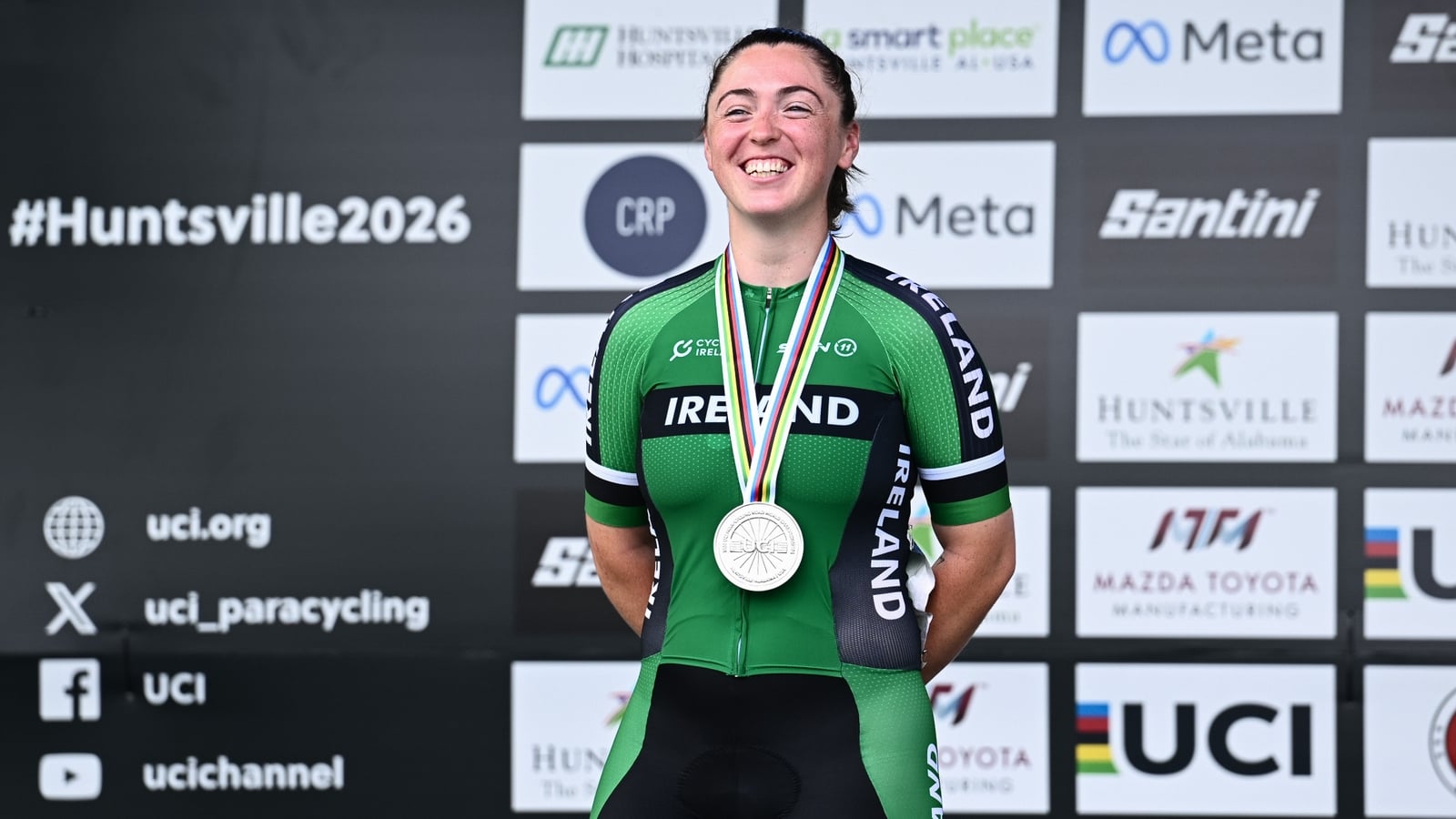 Jameson takes silver at World Para Cycling Championships
