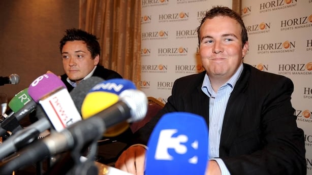 21 May 2009; Dublin-based sports management agency - Horizon Sports Management - announced the signing of Shane Lowry, the 2009 Irish Open winner. Irish amateur golfer Lowry, who won the 3 Irish Open at Baltray, announced at a press conference that he has decided to relinquish his amateur status and