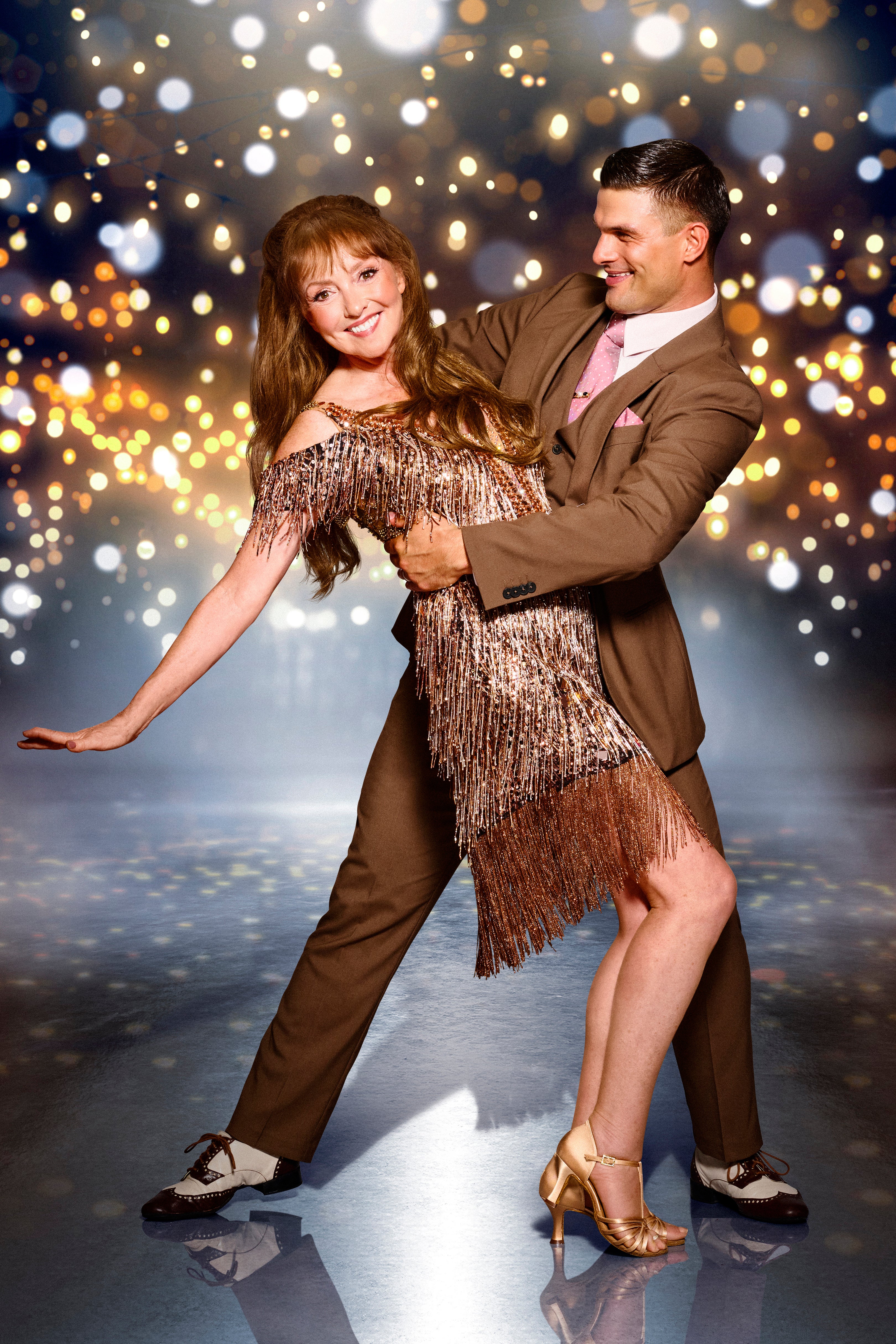 Melanie Walters and Aljaz Skorjanec