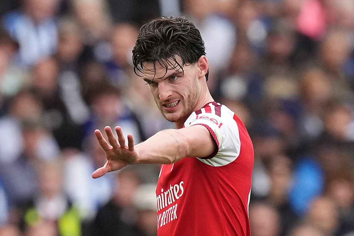 Why Declan Rice avoided a red card in Arsenal's loss to Brighton - London Evening Standard