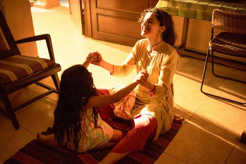 Taapsee Pannu and Myrah Shivam in Gandhari Taapsee Pannu and Myrah Shivam in Gandhari