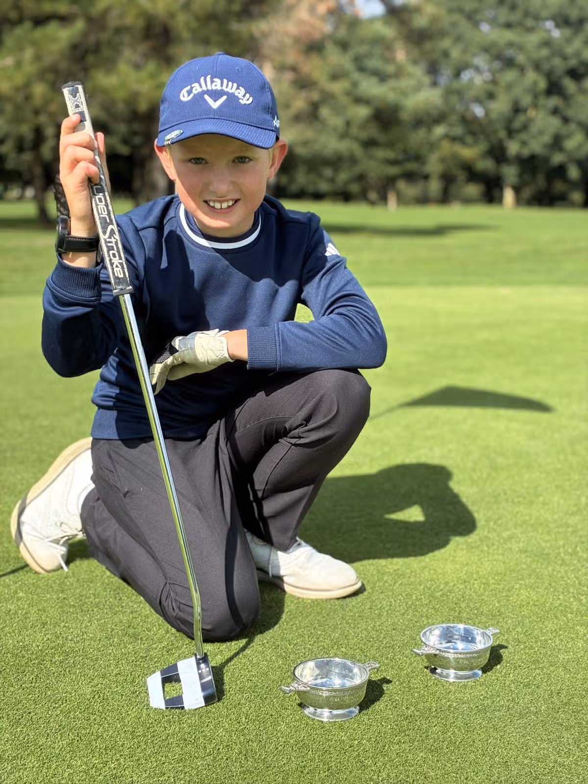 George Rowell won the Wee Wonders Championship despite taking a one-point penalty