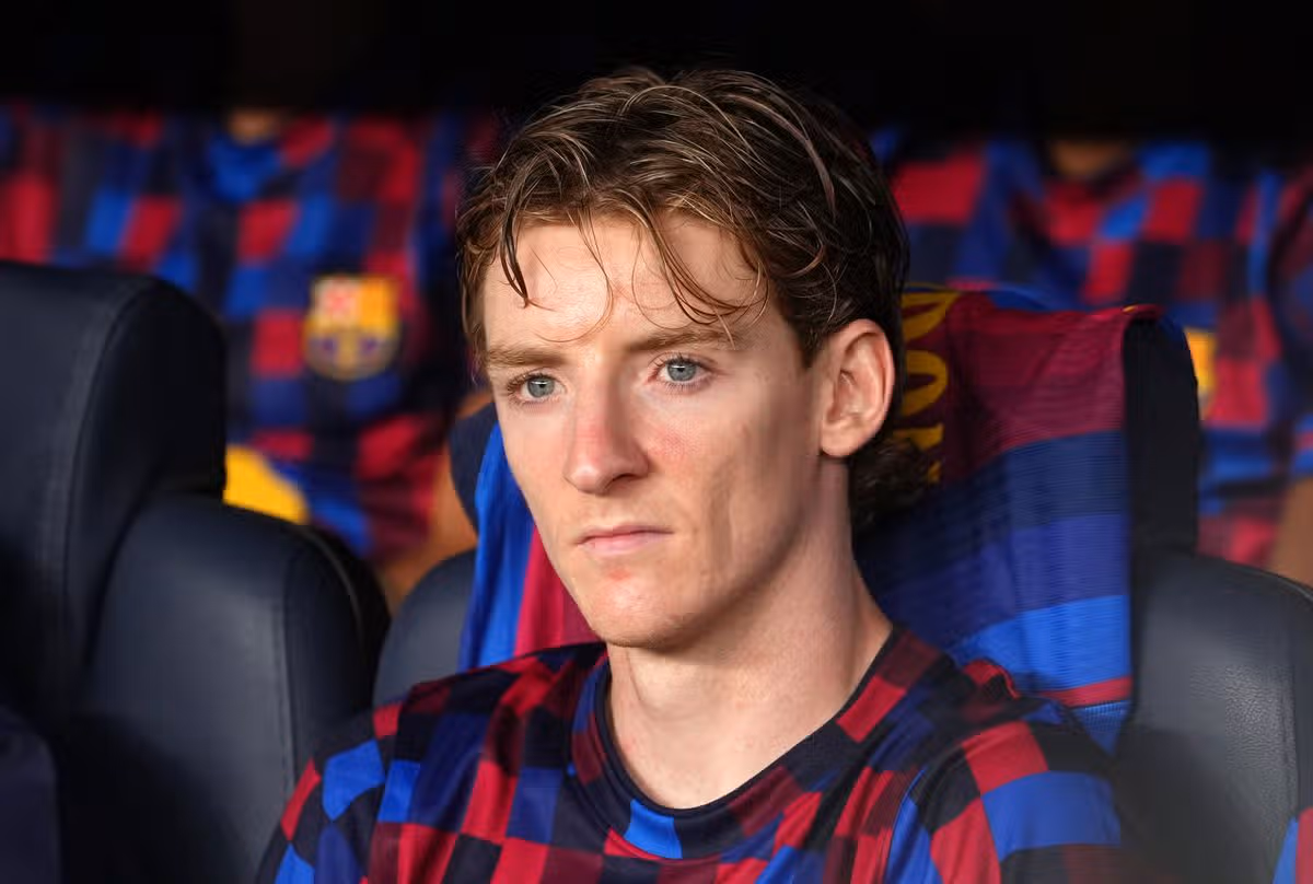 Anthony Gordon before the UEFA Champions League 2026/27 League Phase MD1 match between FC Barcelona and Feyenoord. 