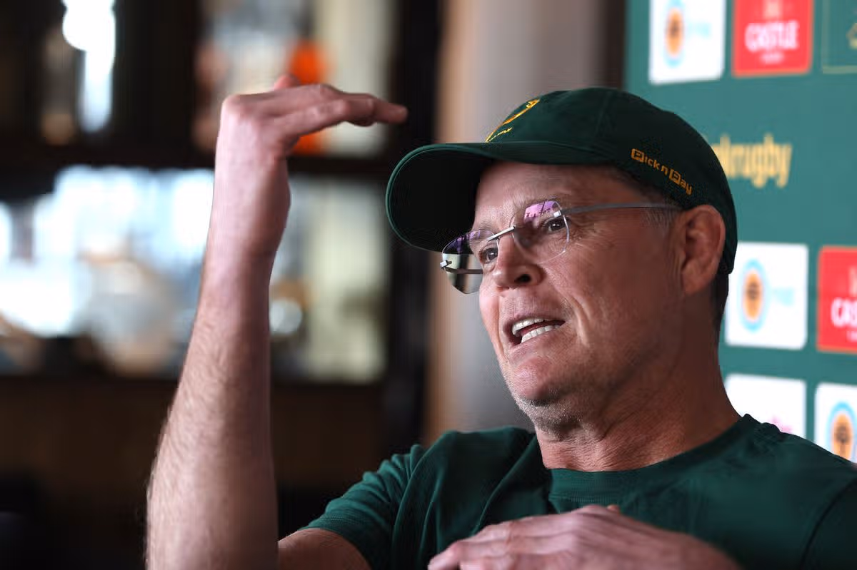 Springboks head coach Rassie Erasmus has taken centre stage again