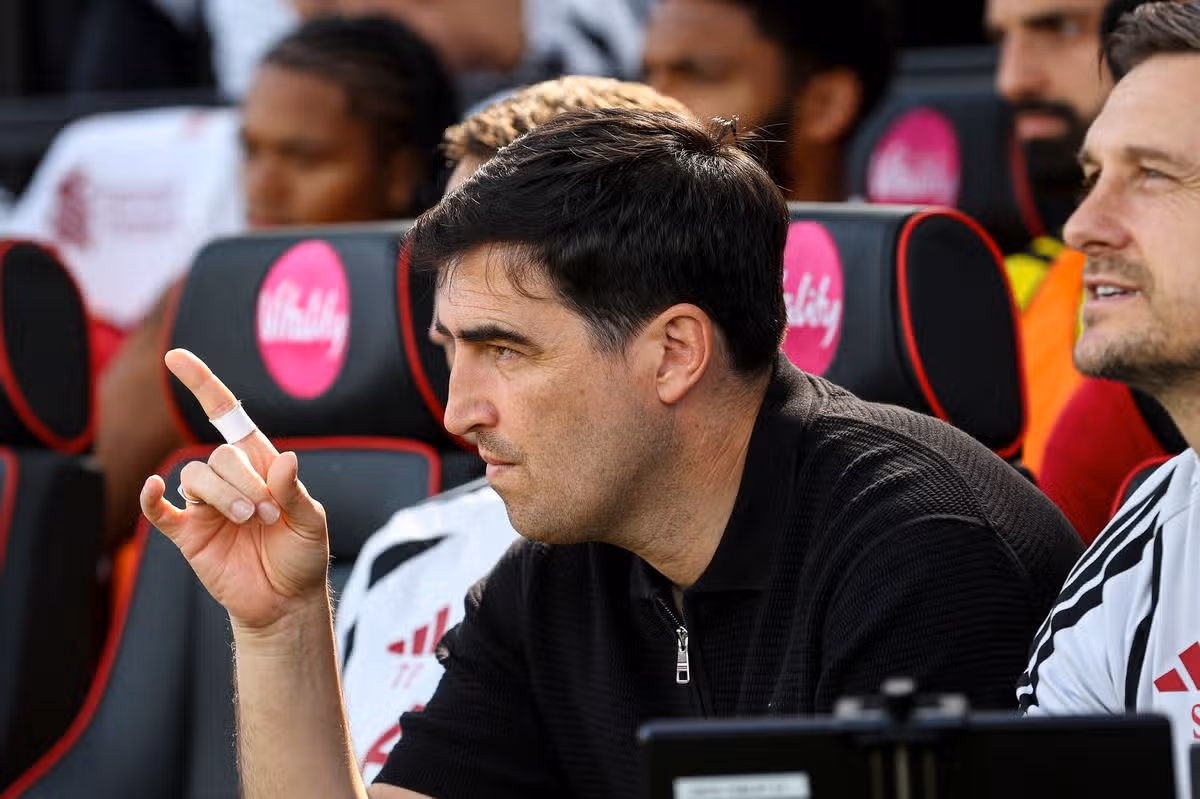 Liverpool head coach Andoni Iraola during the Premier League match at Bournemouth on September 20 2026