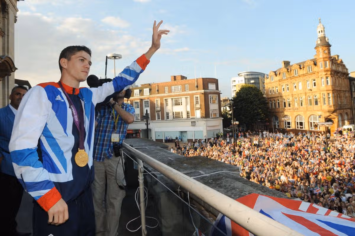 Luke Campbell won a gold medal at London 2012, and received a hero's welcome on his return to Hull - picture from 2012