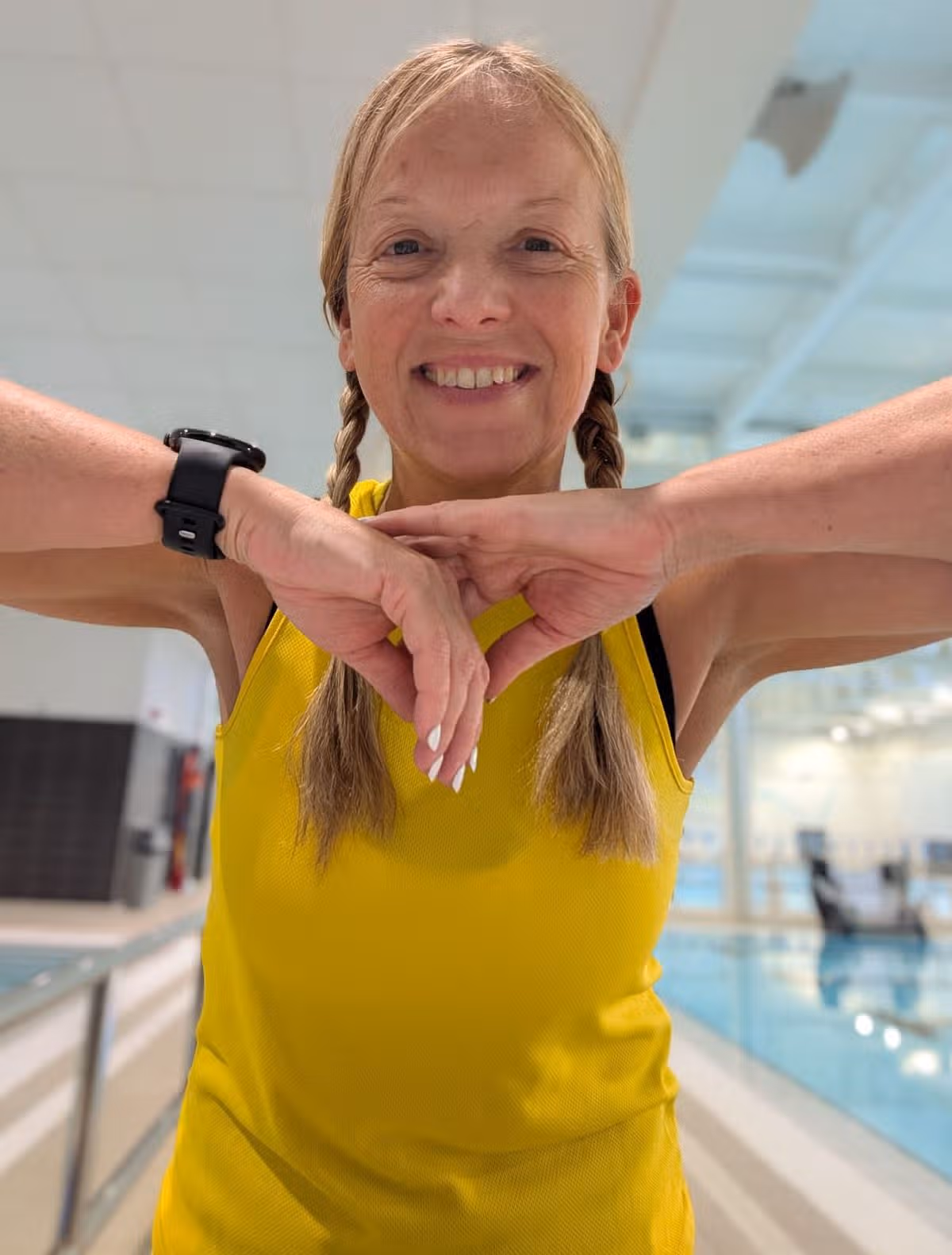 Sinead is full of praise for her instructor Andrea Adams