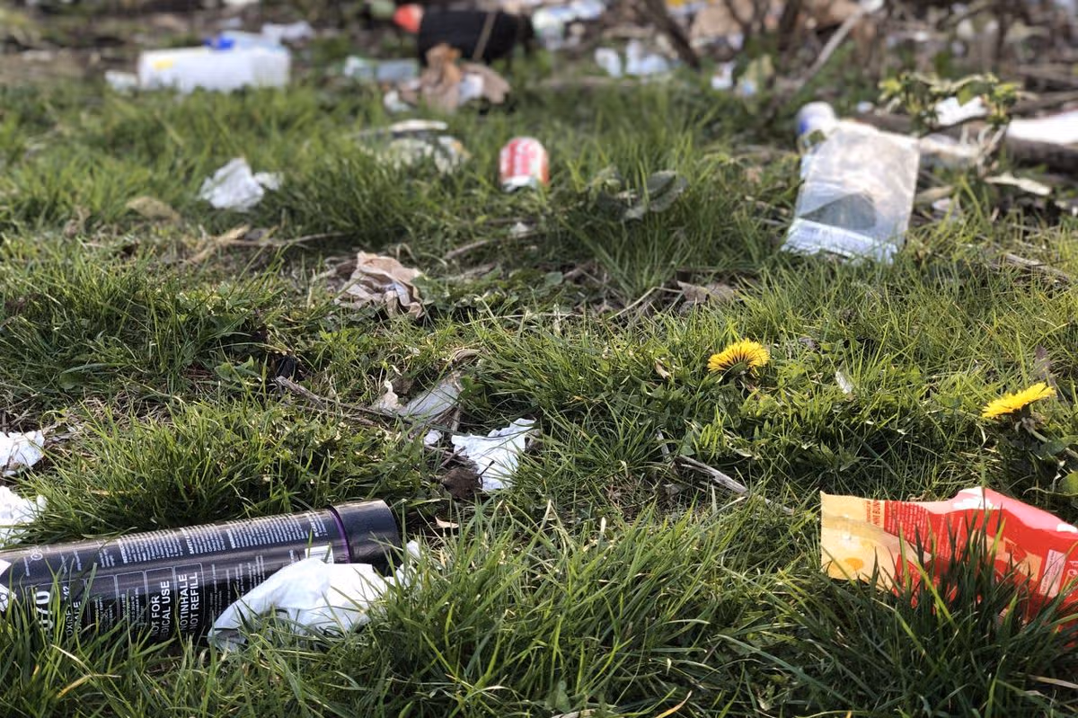 Litter in Manchester