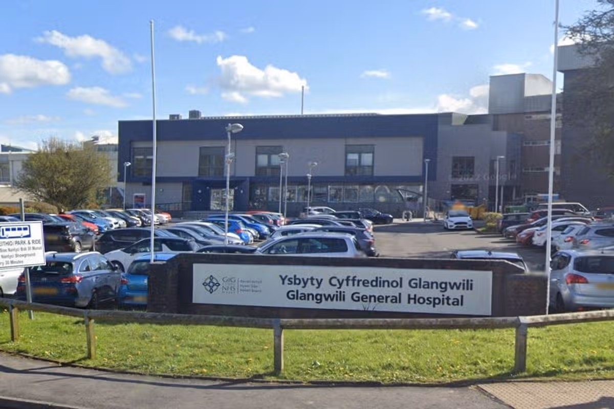 Glangwili Hospital in Carmarthen